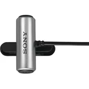 Sony ECMCS3 Omnidirectional Condenser Microphone - Silver