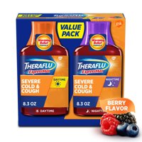 Theraflu Expressmax Day and Nighttime Severe Cold and Cough Syrup, 8.3 Oz., 2 Pack