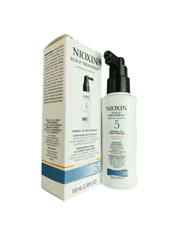 Nioxin System 5 Scalp Treatment 3.38 oz Medium to Coarse, Normal to Thin-Looking