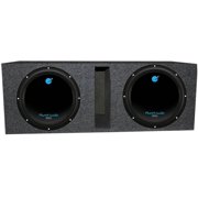 Planet Audio 12" 3600W DVC Subwoofer AC12D (2)+Dual 12" Vented Sub Box Enclosure