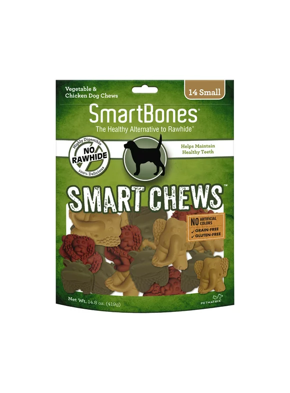 SmartBones SmartChews, Made with Real Chicken, Small 14 Pk