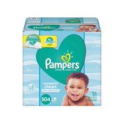 Pampers Complete Clean Fresh Baby Wipe Refills 72 Wipes/Pack 7 Packs/Carton 1124058