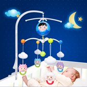 ANGGREK Crib Bell Holder, Crib Hanging Holder,Baby Crib Mobile Bed Bell Holder Toy Decoration Hanging Arm Bracket
