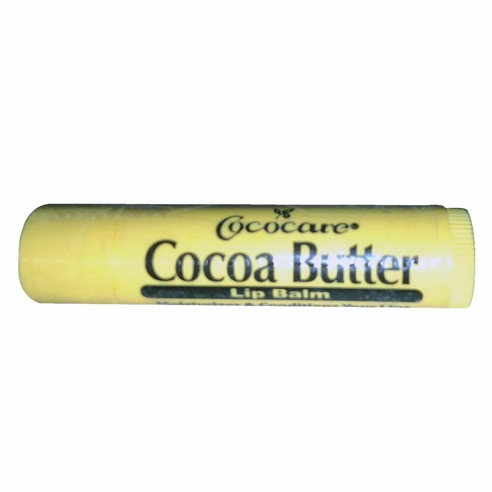 Cococare Cocoa Butter lip balm, 0.15oz, 5-Pack