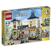 LEGO Creator 31036 Toy and Grocery Shop, 3-in-1 Building Toy Set (Toy Store, Grocery Shop, or Newspaper Stand / Post Office), 466 Pieces