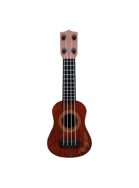 Besufy Guitar Toy Simulation Music Enlightenment Elastic Baby Classical Ukulele Toy for Entertainment,Guitar Toy