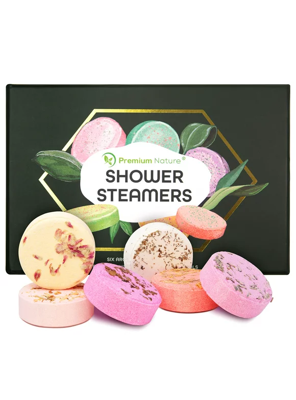 Shower Steamers Aromatherapy 6 Pack, Shower Aromatherapy Gift Set, Shower Bombs for Women, Shower Aromatherapy, Relaxing Gifts for Women, Self Care Gifts for Women, Shower Melts