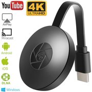 Wireless Display Dongle Receiver, 1080P HDMI Miracast WiFi Media Streamer Adapter Support YouTube Netflix Hulu Plus Airplay DLNA TV Stick Android/Mac/iOS/Windows