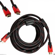 CableVantage Premium HDMI Cable 25FT 1.4 1080P Ethernet-Audio Return 3D DVD PS3 PS4 XBOX HDTV 25ft Braided Nylon Cord, Gold Plated HDMI Cable