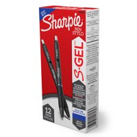 Sharpie S-Gel, Gel Pens, Bold Point (1.0mm), Blue Ink Gel Pen, 12 Count