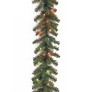 National Tree 9 ft Kincaid Spruce Garland-Style:With Multicolor Lights