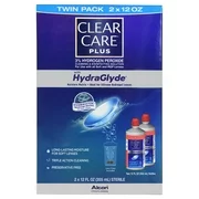 Clear Care Plus Contact Lens Cleaning and Disinfecting Solution, 2 Pack