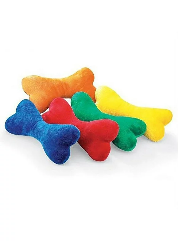 Big Bone Dog Toy Plush Large Breed Bright Color Mega Sized 16.5" Colors Vary