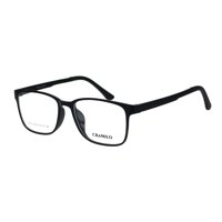 Mens Super Light Weight Indestructible TR90 Plastic Optical Eyeglasses Frame Shiny Black