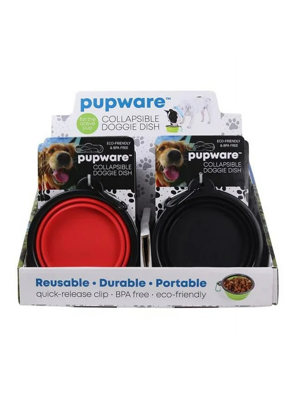 DDI 2341419 Pupware ? Collapsible Silicone Dog Bowls Case of 24
