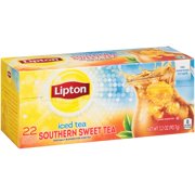 (4 Boxes) Lipton Family Tea Bags Southern Sweet Tea 22 ct