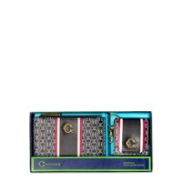 C. Wonder Signature Zip-Pouch & Card Case Key-Fob Vegan Leather Gift Set
