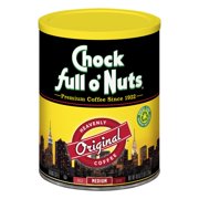 Chock Full o'Nuts Heavenly Coffee Original Medium Roast Ground Coffee 48 oz. Canister