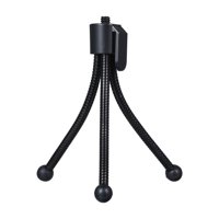 Carevas Mini Desktop Tripod Stand with 1/4 Inch Screw Hole Portable Folding Desktop Stand Mobile Tabletop Video Webcam Camera Bracket for Live Streaming Online Meeting Teaching Video Calling