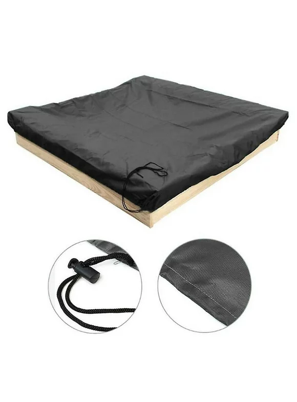 Sandbox Cover,Square Protective Cover For Sand And Toys Away From Dust And Rain,Sandbox Canopy With Drawstring