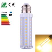E27 9W LED Bulb Corn Lights 2800-3200K Warm White Light Lamp Super Bright (100w brightness) 810-900lm 58-SMD 2835 (AC 100~240V)