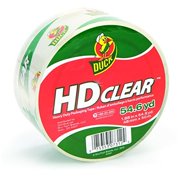 Duck HD Clear High Performance Crystal Clear Packing Tape 1.88" x 54.6 Yards
