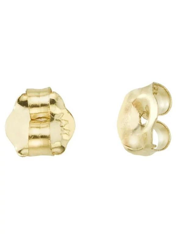 14k Yellow Gold Replacement Earring Backs (1 Pair)