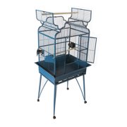 A and E Cage Co. Victorian Top Bird Cage-PureWhite