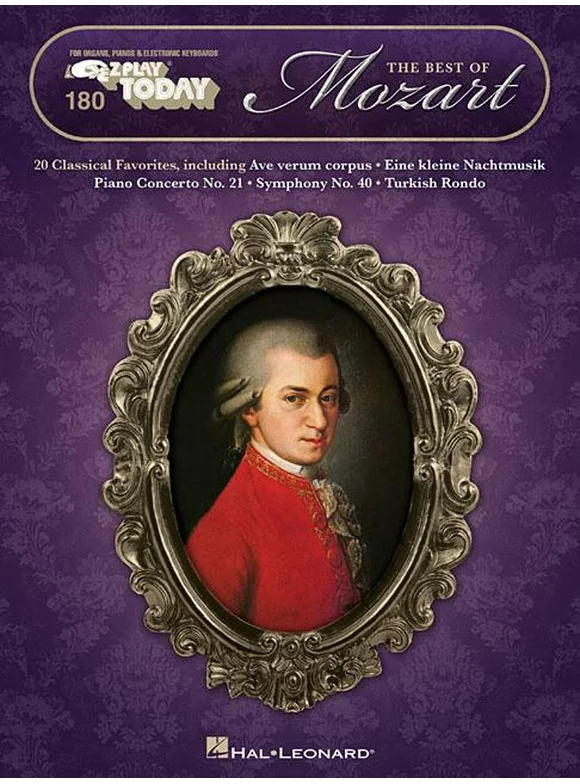 The Best of Mozart : E-Z Play Today Volume 180 (Paperback)