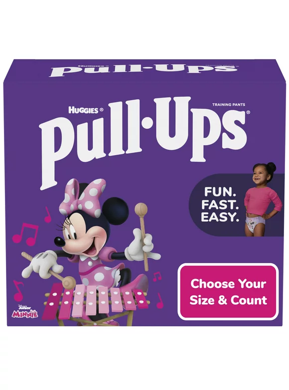Pull-Ups Girls' Potty Training Pants, 2T-3T (16-34 lbs), 23 Count (Select for More Options)