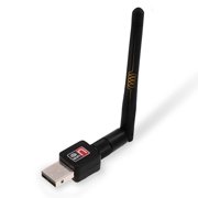 USB WiFi Adapter 2.4G 150Mbps Dongle Wireless Network Adapter Support IEEE 802.11b/g/n LAN Card w/Antenna