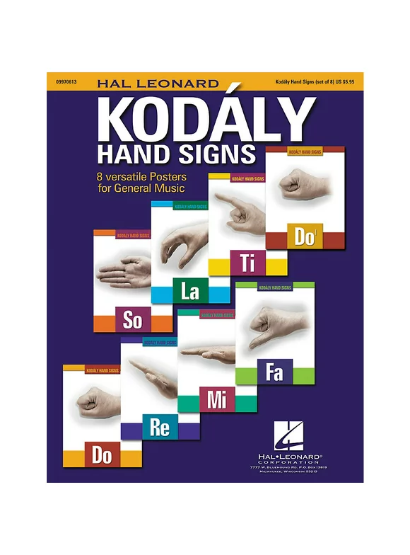 KODALY HAND SIGNS POSTER PAK