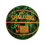 Spalding NBA Graffiti 28.5" Basketball - Neon Green/Black
