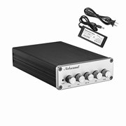 Nobsound HiFi TPA3116D2 2.1 Channel Digital Audio Power Amplifier Stereo Amp 250W+100W Subwoofer Treble Bass Independent Adjustment (with power supply)