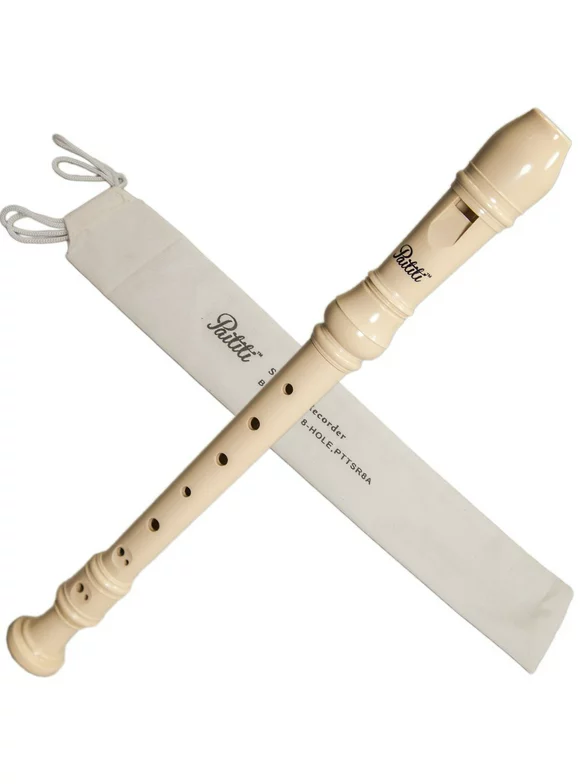 Paititi Soprano Recorder 8-Hole With Cleaning Rod + Carrying Bag, Key of C