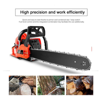 20Inch 3.5HP Gas Chainsaw 2 Strokes 58CC Gas Powered Petrol Chainsaw Gasoline Powered Handheld Chain Saw Tool Set