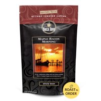 Boca Java Maple Bacon Morning Flavored Whole Bean Coffee, 8 oz. Bag, Roast to Order