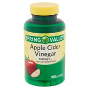 Spring Valley Apple Cider Vinegar Capsules, 450mg, 100 Count