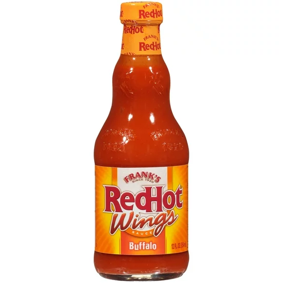 Frank's RedHot Kosher Buffalo Wings Hot Sauce, 12 fl oz Bottle