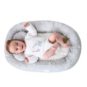 Baby Sleep Nest With Pillow Baby Bassinet For Bed Portable Baby Lounger For Newborn Crib Breathable