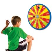 Diggin PopOut Darts - w/ 24" Pop Out Dart Board 6 Easy-fasten Balls and Bag