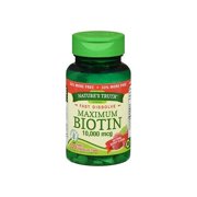 2 Pack Nature's Truth Ultra Biotin 10,000mcg 120 Fast Dissolve Tablets Each
