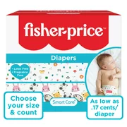 Fisher-Price Diapers (Choose Your Size & Count)