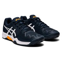 Asics Juniors` GEL-Resolution 8 GS Tennis Shoes French Blue and White (  5.5   )