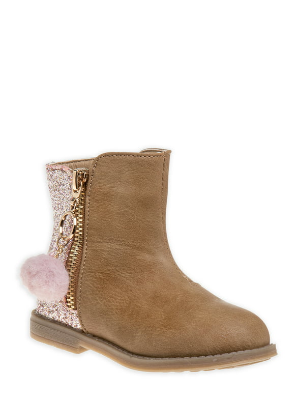 Josmo Glitter Colorblock Fashion Boots (Toddler Girls)
