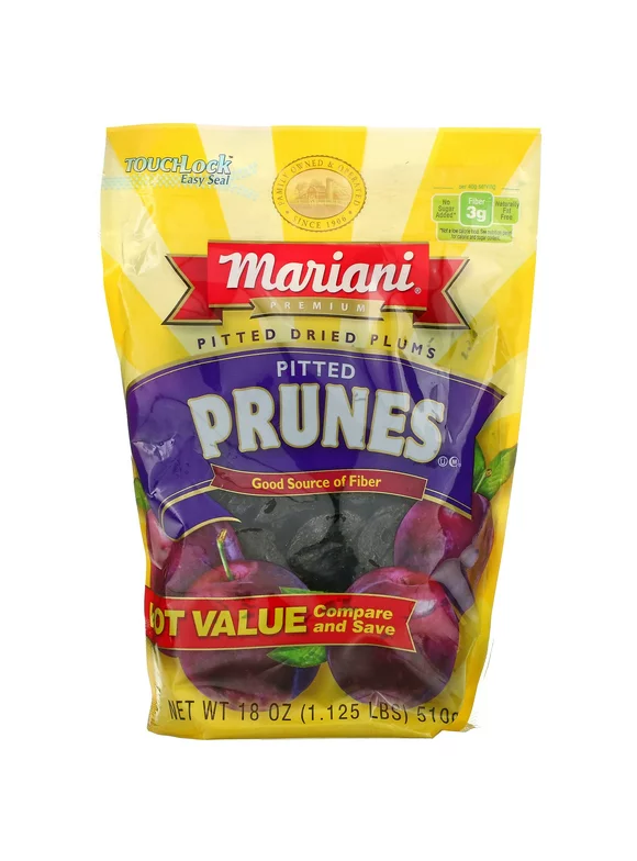 Mariani Premium Prunes Pitted Dried, 18.0 OZ