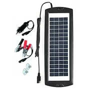 Sunway Solar Car Battery Charger 12V Battery Trickle Charger Maintainer Solar Panel Power Charger Portile Backup For RV Motorcycle Boat Marine Trailer Tractor Powersports ATVs Snowmobile