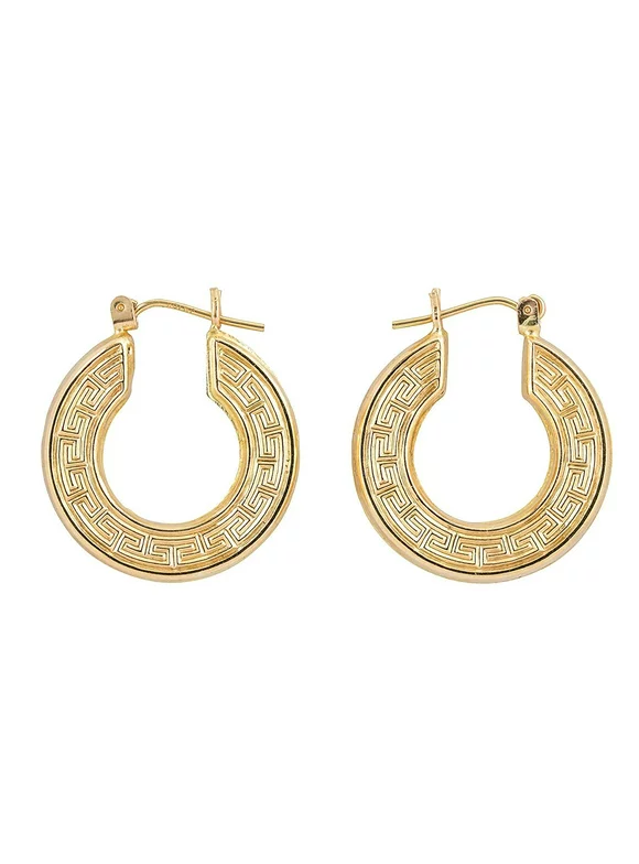 10kt Yellow Gold Hoop Earrings