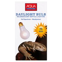 Aqua Culture Daylight Bulb Incandescent Reptile Lighting, 75-Watt
