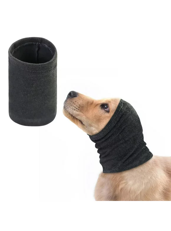 Bellanny Calming Dog Ear Cover for Noise Dog Ear Muffs Noise Protection Dog Grooming Earmuffs Dog Neck and Ears Warmer Pet Dog Hoodie Dog Ear Wrap Dog Snood ordinary
